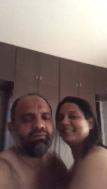 Mature couple having