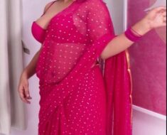 mxqz3wpd8pn6 Anjali Gaud Full Nude B00Bs Pu$$y A$$ In Red Saree ~ Exclusive App Content