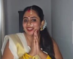 lv169w5u93jo Nila Nambiar Saree Strip on Tango 1 ~ App Content