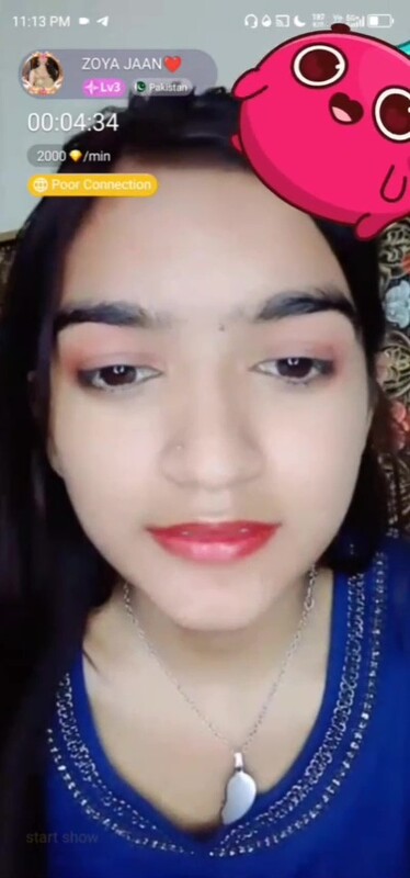 ZOYA JAAN Showing Boobs, Pussy & Ass on Chamet Live ~ with Face