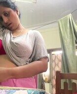 mw03xmwcy6at Sujatha Simhadri Seducing and Changing Blouse